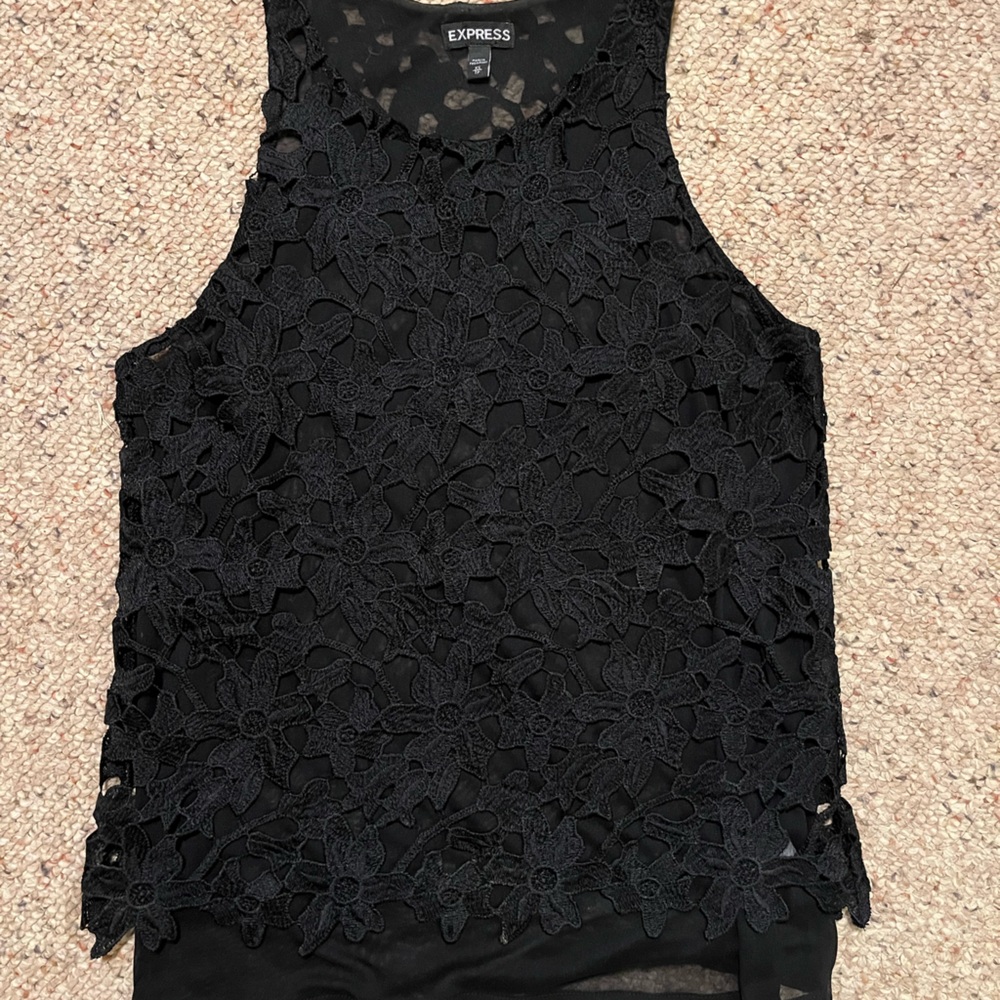 Sheer && Lace Top